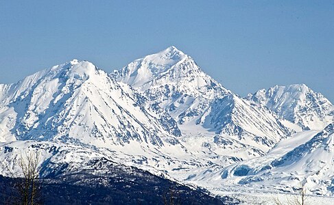 97. Mount Marcus Baker is the highest summit of the Chugach Mountains of Alaska.