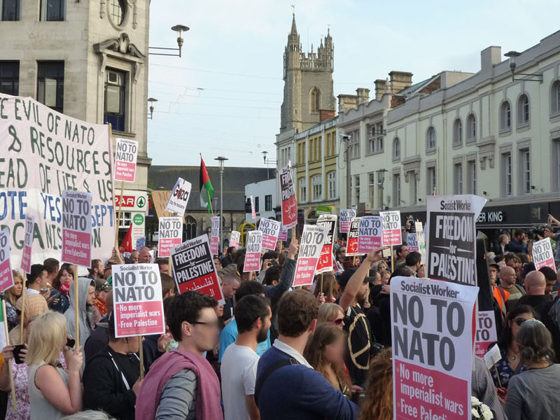 File:NATO Summit 2014 Protests Cardiff (1).jpg