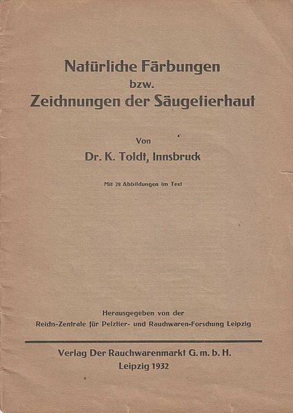 File:Natürliche Färbungen bzw. Zeichnungen der Säugetierhaut, K. Toldt, Leipzig 1932.jpg
