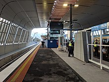 Rebuilt, elevated Carnegie railway station on the future Metro Tunnel corridor.