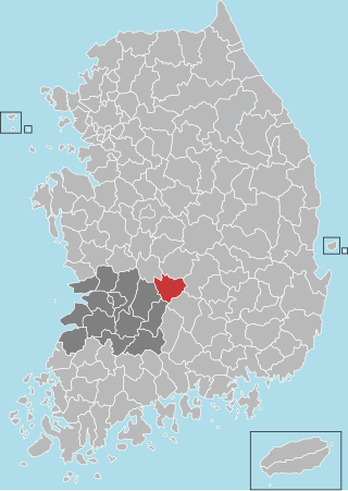 <span class="mw-page-title-main">Muju County</span> County in Honam, South Korea