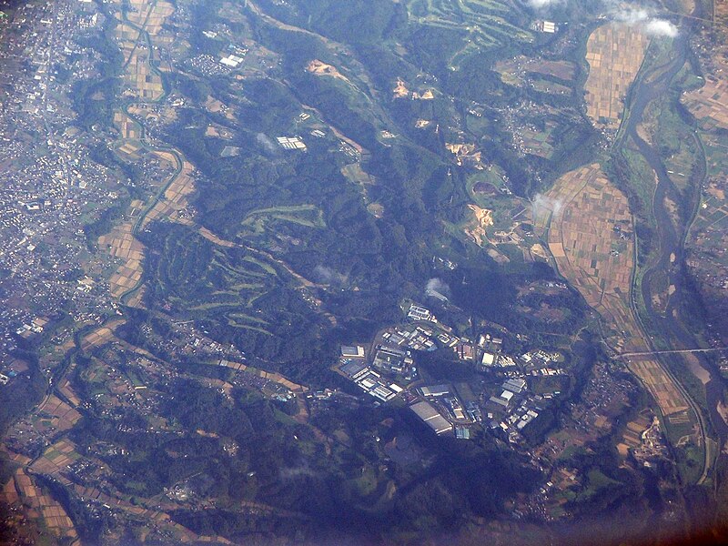 File:North nuclear precint near Shirosato aerial.jpg