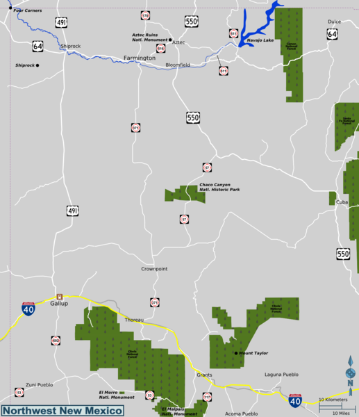 File:Northwest new mexico map.png