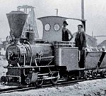 O&K Locomotive No 683 of 1900, 'Dinty', 508mm, 0-4-0WT, 10hp, Cosmopolitan Proprietary Mine, Kookynie, WA.jpg