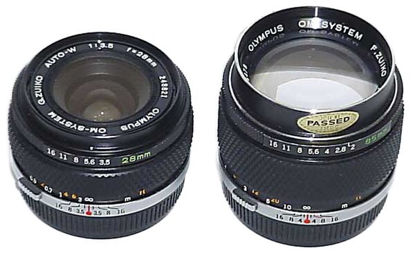 Olympus OM Zuiko Lenses