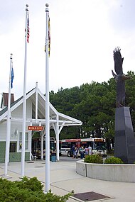 North End Transit Center at 144th Street near the Delaware line Ocean City, Maryland North End Transit Stop.jpg