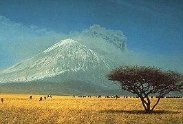 1966年の噴火。