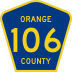 County Route 106 marker