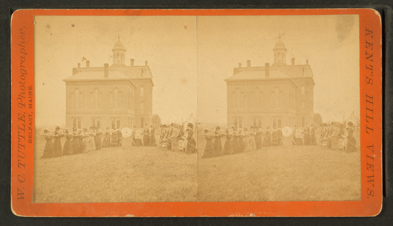 File:Our girls' Archery Ground in rear of Seminary, by Tuttle, W. C. (William C.).png