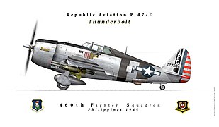 P47D 460th Fighter squadron Philippines 1944