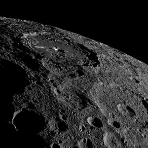 Dværgplanet Ceres: Udforskning af Ceres, Vand på Ceres, Kilder