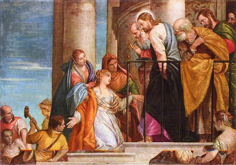 File:Paolo Veronese — Erweckung des Jünglings zu Nain — 1560er — KHM.jpg