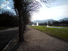 Die Allee mit dem Chateau Borely in gleichnamigem Park