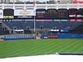 Monument Park, the LF bleachers, the bullpens, and the retired numbers