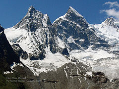 Parkachik Glacier, Nun Kun Massif