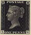 Penny Black postage stamp