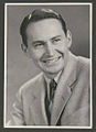 Black and white Utah State University yearbook photograph of L. Tom Perry. Image dates from 1947.