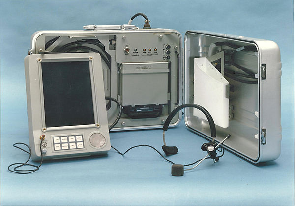 The first portable electronic book, the US Department of Defense's "Personal Electronic Aid to Maintenance"