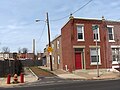 Chang Street, Fairmount, Philadelphia, PA 19130, looking north from Poplar Street, 900 block