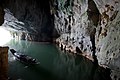 Deel van de ondergrondse rivier in de Phong Nha grot