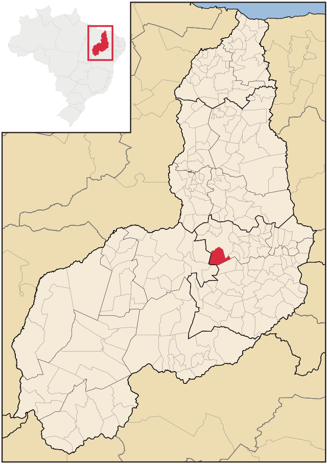Localização de Colônia do Piauí no Piauí