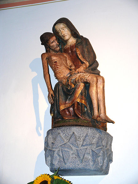 Gotische Pietà in der Marienkirche von Bad Godesberg (Geschenk aus dem Nachlass von Paul Kemp)