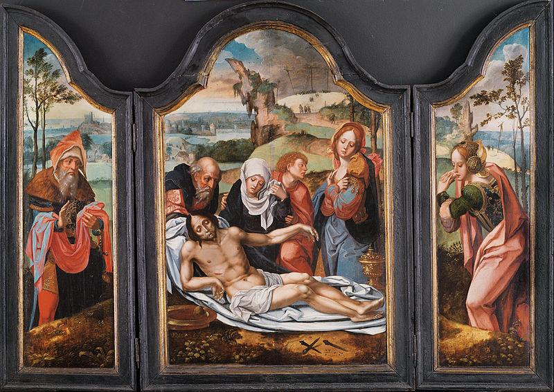 File:Pieter Coecke - Lamentation over the Dead Christ - Google Art Project.jpg