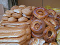 Breads in Mahane Yehuda market