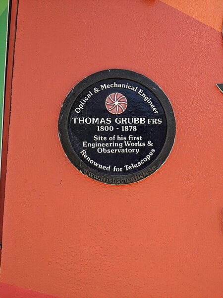 File:Plaque to Thomas Grubb 02.jpg