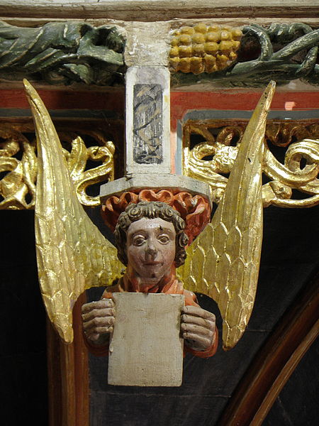 File:Ploubezre (22) Chapelle de Kerfons Jubé Ange 05.JPG