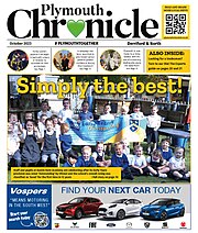 Front page of The Plymouth Chronicle October North 2023