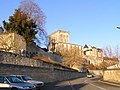 Blick auf Donjon und Schloss