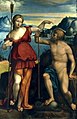 Poseidon and Athena battle for control of Athens - Benvenuto Tisi da Garofalo (1512).jpg