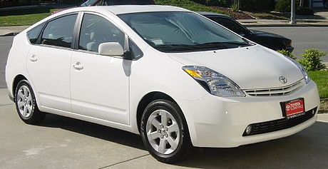 This 2004 Toyota Prius hybrid has an Atkinson-cycle engine as the petrol-electric hybrid engine