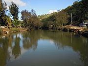 Quarteira River near the Acudes do Castelo, Paderne