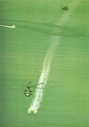 RH-53Ds sweeping the Suez Canal 1974