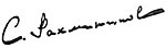 Sergey Rachmaninov aláírása