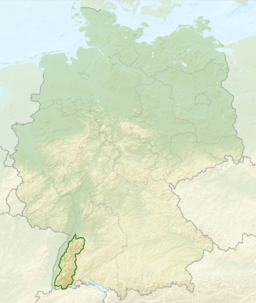 Relief Map of Germany, Black Forest