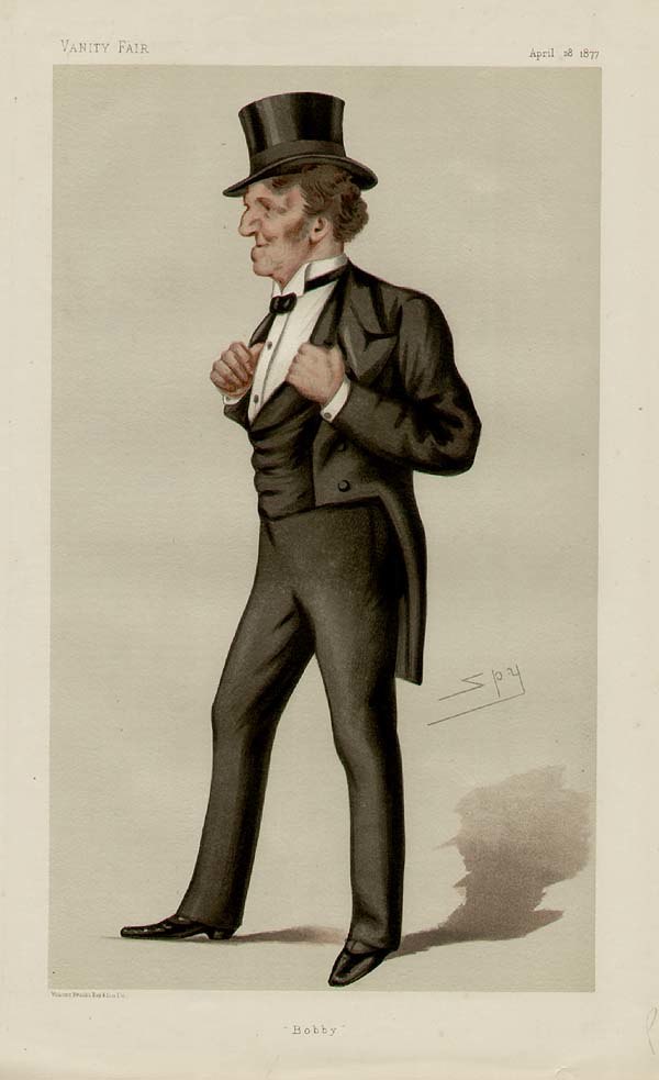 "Bobby". Caricature in Vanity Fair, 1877.