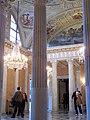 Roma, Villa Torlonia, sulla Nomentana: scorcio del salone centrale all'interno del Casino Nobile (30 marzo 2008)