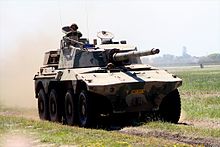 Rooikat armoured reconnaissance vehicle Rooikat Armoured Car (9689455358).jpg