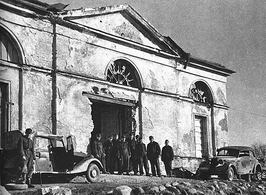 Кирха прихода Ропсу. 1943 год