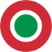 Roundel of Italy – Low Visibility – Type 1.svg