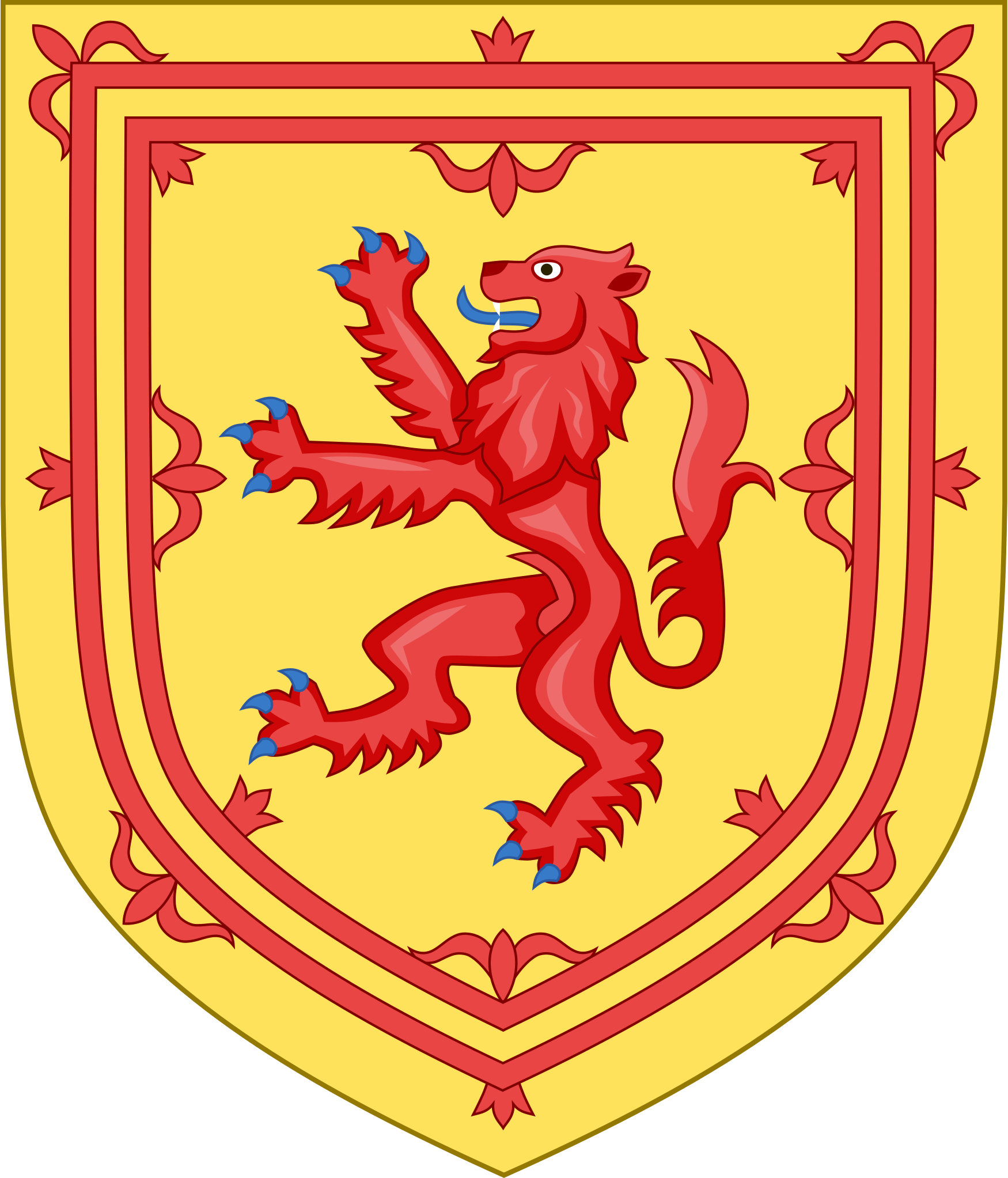 BIG 5x3 FT SCOTLAND ROYAL RAMPANT LION FLAG SCOTTISH KING OF SCOTS ARMS KINGDOM 