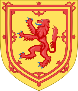 <span class="mw-page-title-main">Royal arms of Scotland</span> Official coat of arms of the King of Scots