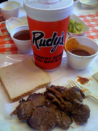 <span class="mw-page-title-main">Rudy's Country Store and Bar-B-Q</span> Barbecue restaurant established in Leon Springs in San Antonio, Texas, US