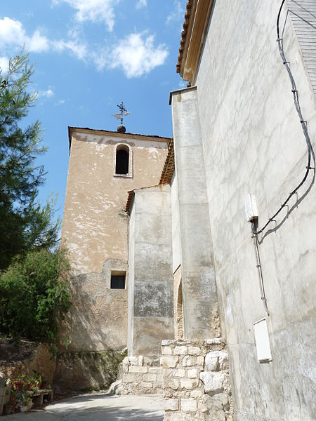 File:Rueda de Jalón - Iglesia de Santa Ana - Torre 01.JPG