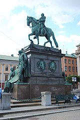 Gustav II Adolf statue, Stockholm