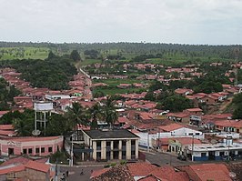 Uitzicht op São Luís Gonzaga van boven