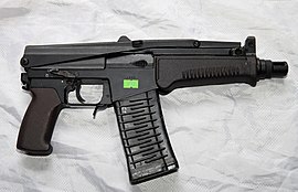 Ametralladora de tamaño pequeño de 9 mm SR-3 "Torbellino"